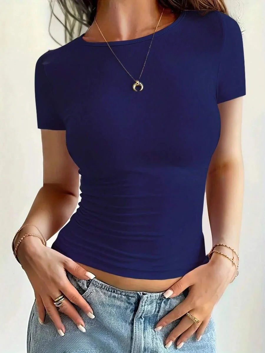 Celeste Slankvallende T-Shirt Top