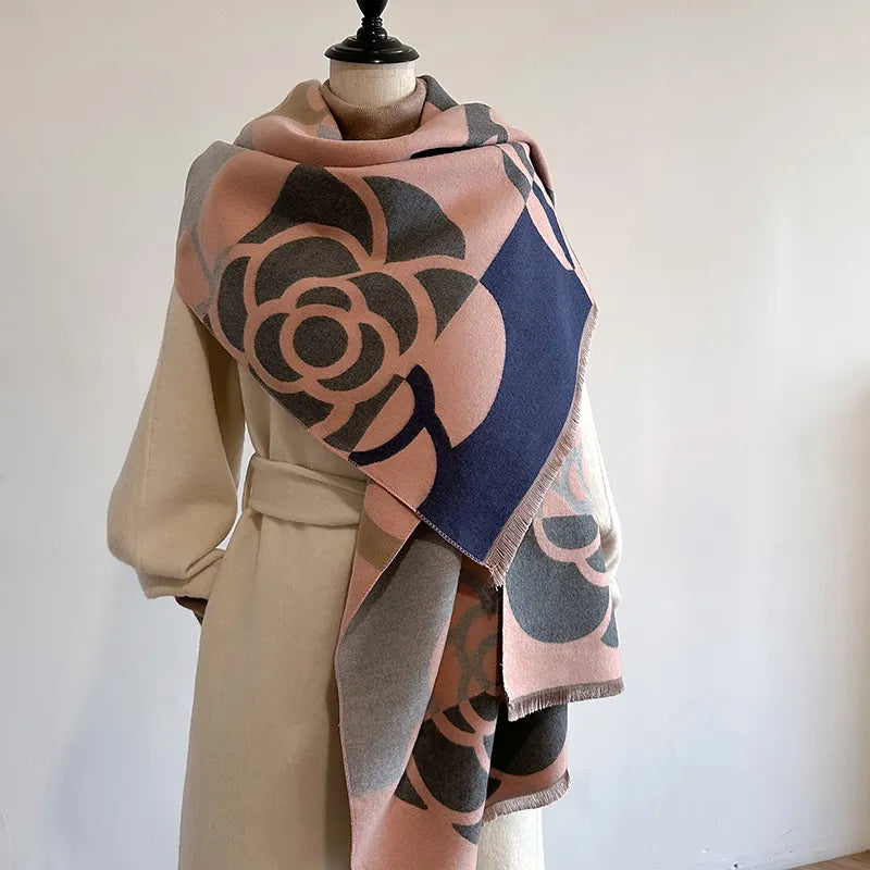 Amelie Dubbele Sjaal | Elegant en Comfortabel