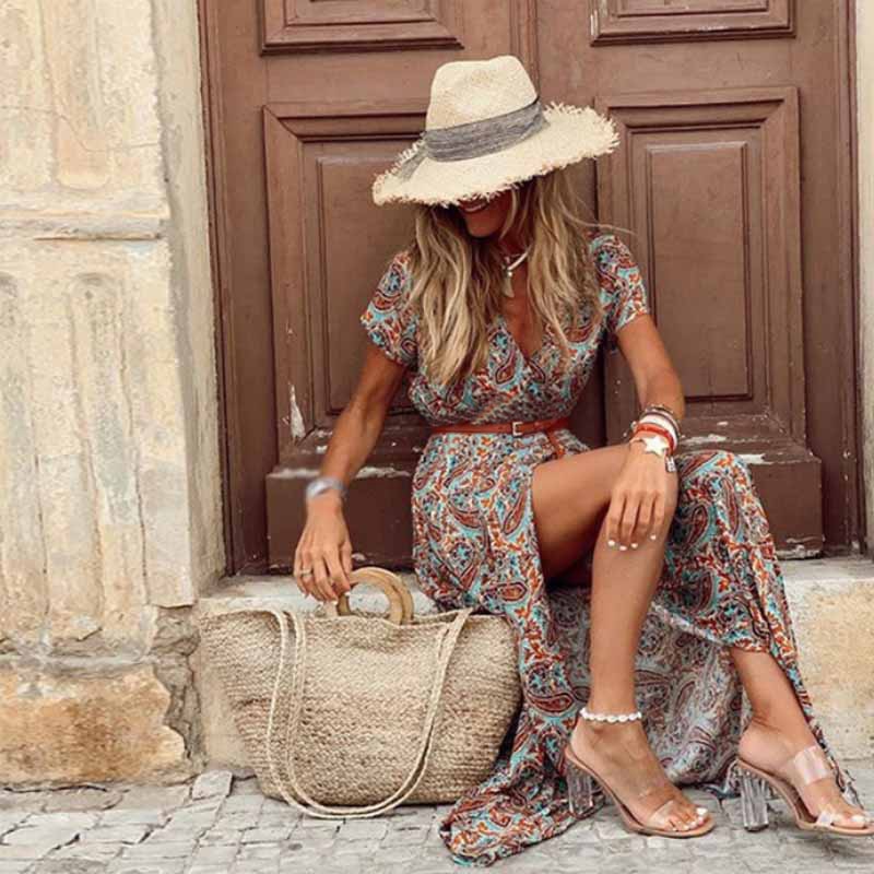 Olivia Elegant Boho Maxi Dress