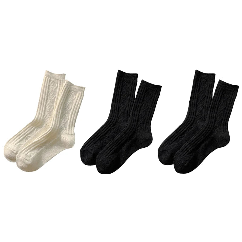 Elise Cashmere Sokken - Cozy Warme Set voor Winterdagen (3 Paar)