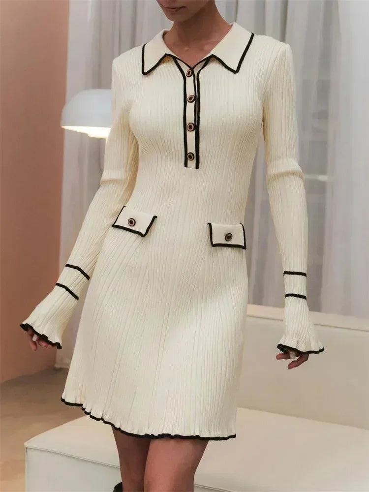 Camille Vintage Jurk met Ruches