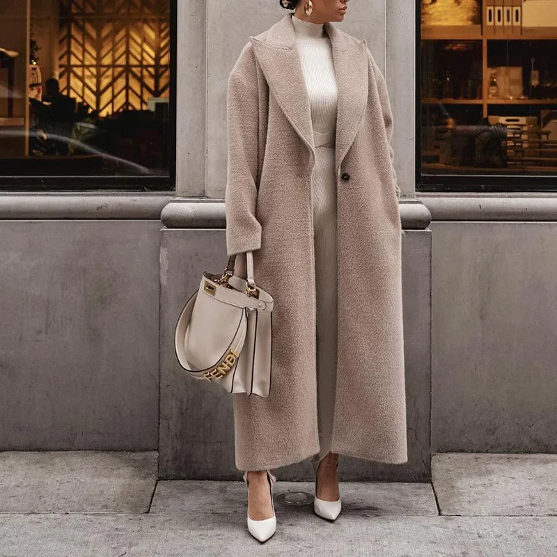 Valerie Luxe Winterjas - Elegante Lange Pasvorm