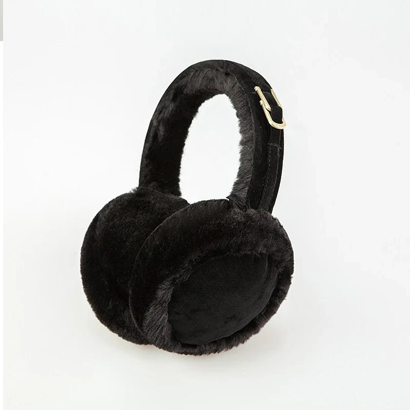 Sophie Shearling & Suede Oorwarmers