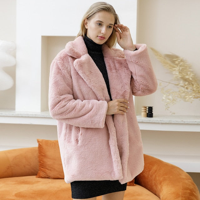 Charlotte Luxe Faux Fur Jacket | Perfect for Winter
