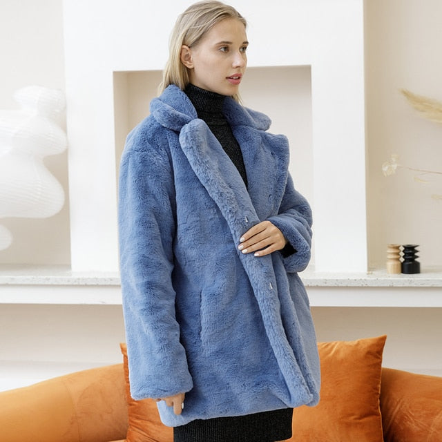 Charlotte Luxe Faux Fur Jacket | Perfect for Winter