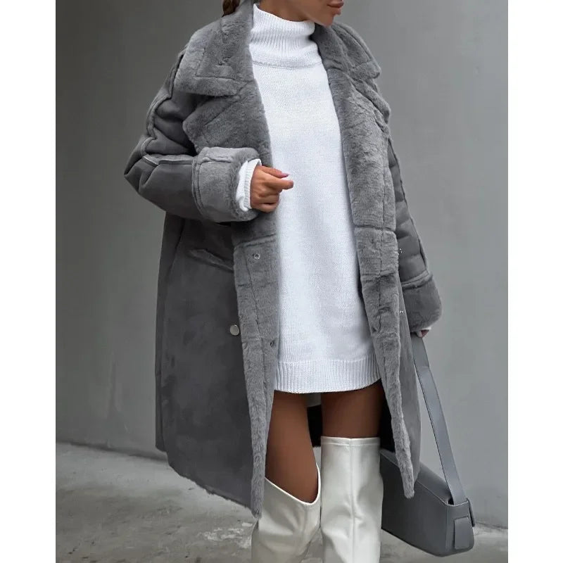 Ophelia Winterjas van Imitatiebont - Luxe en Warmte