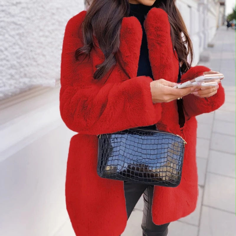 Charlotte Luxe Faux Fur Jacket | Perfect for Winter