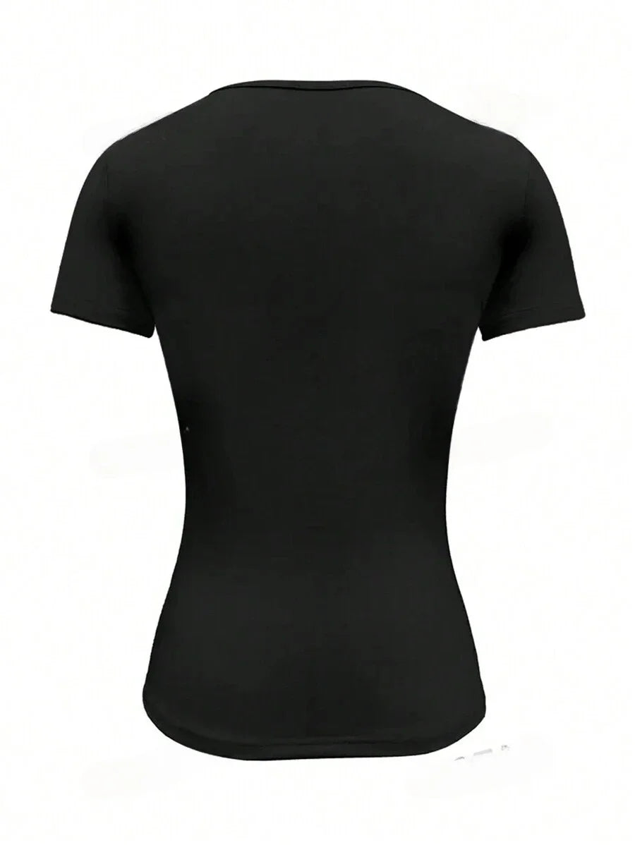 Celeste Slankvallende T-Shirt Top