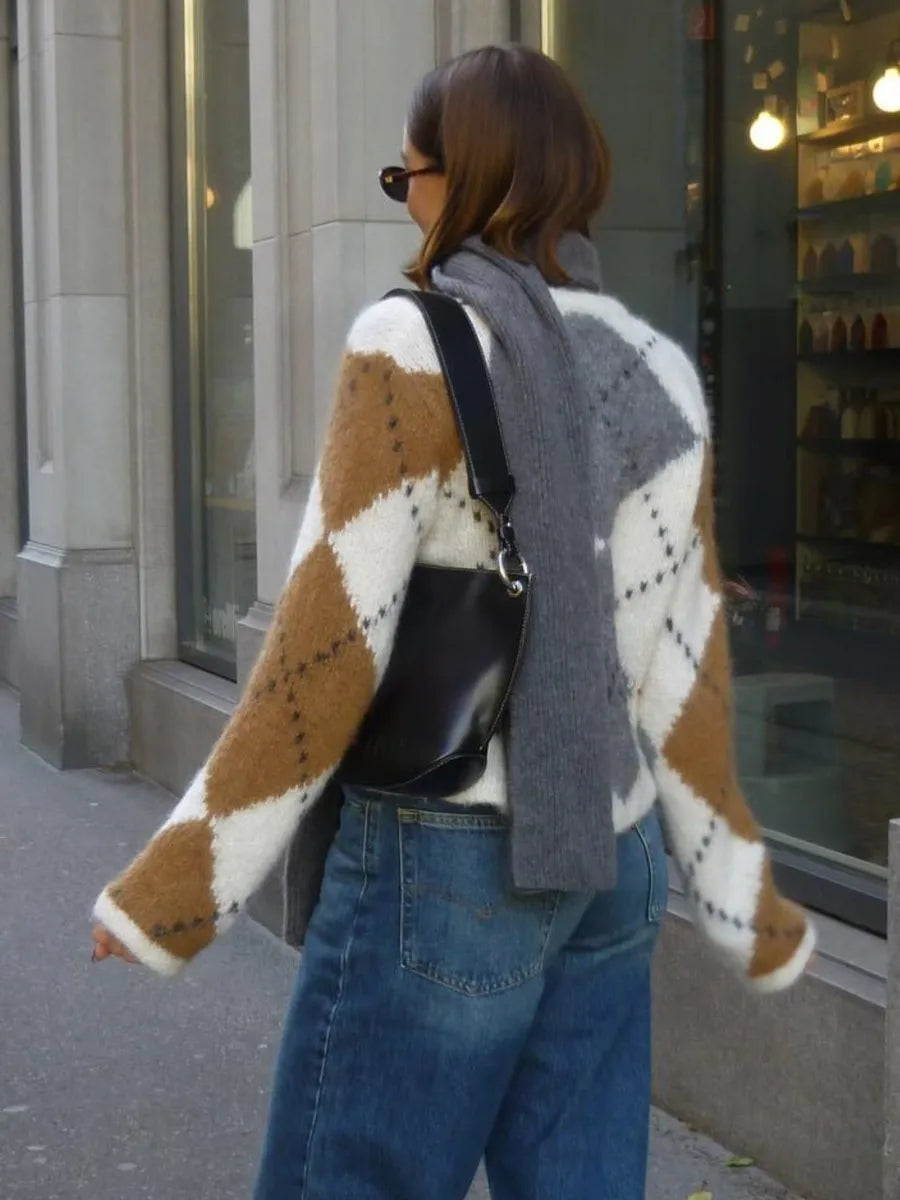 Daphne Vintage Gebreid Vest