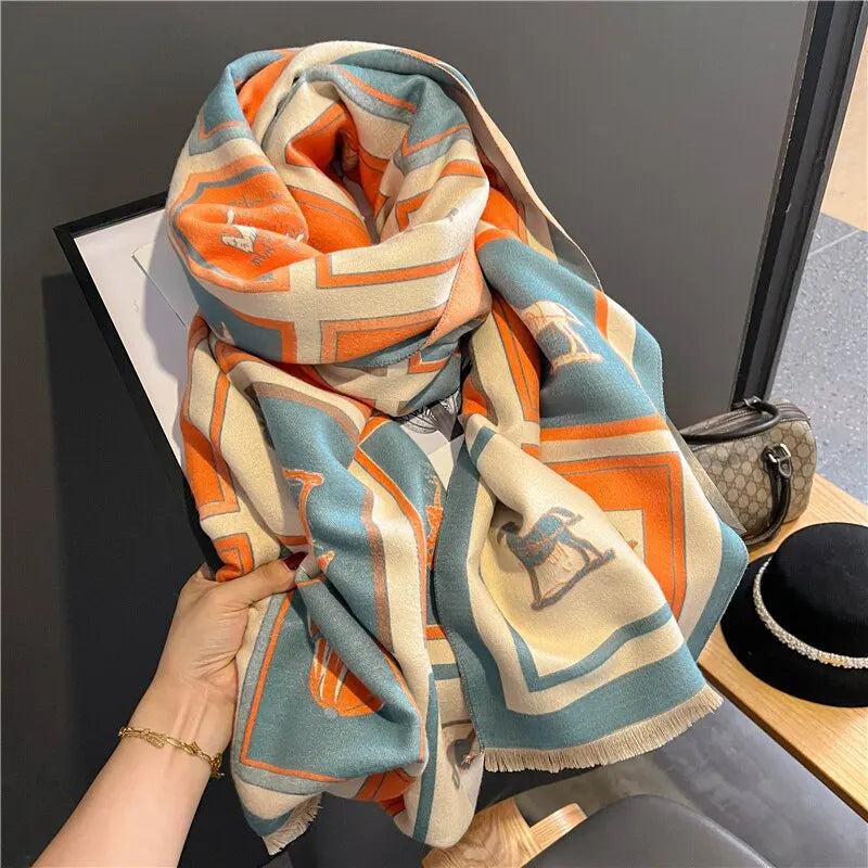 Gina Luxe Sjaal | Elegant en Warm
