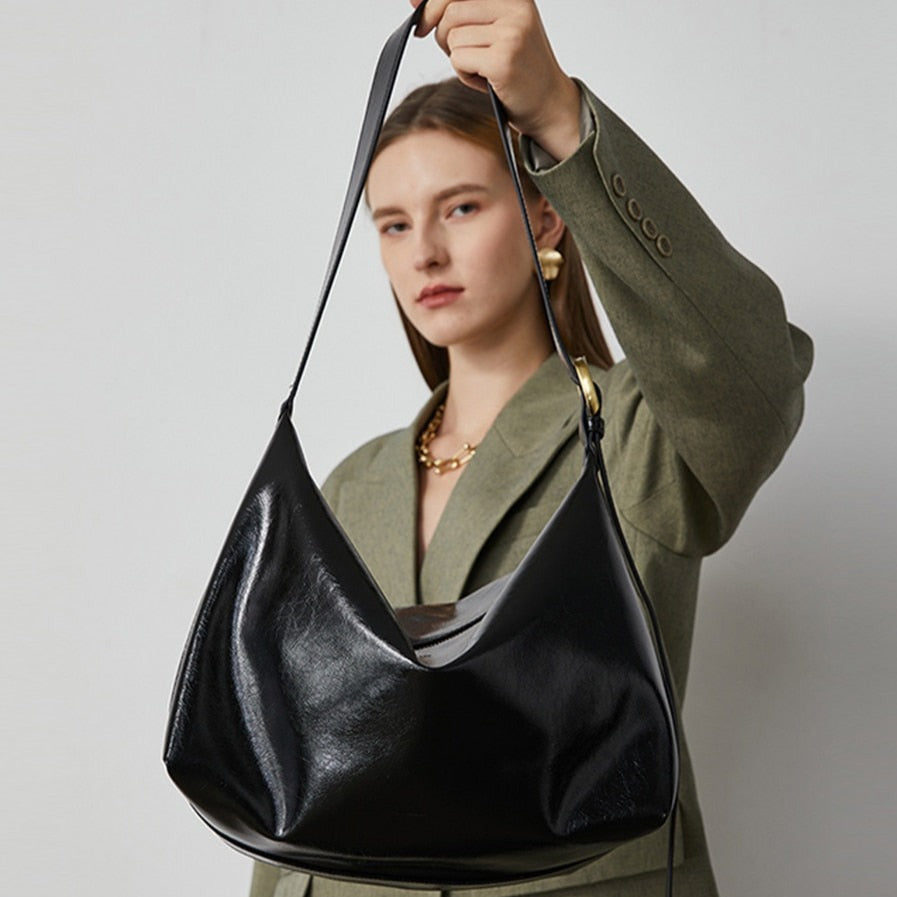 Cecilia Minimalistische Hobo Tas