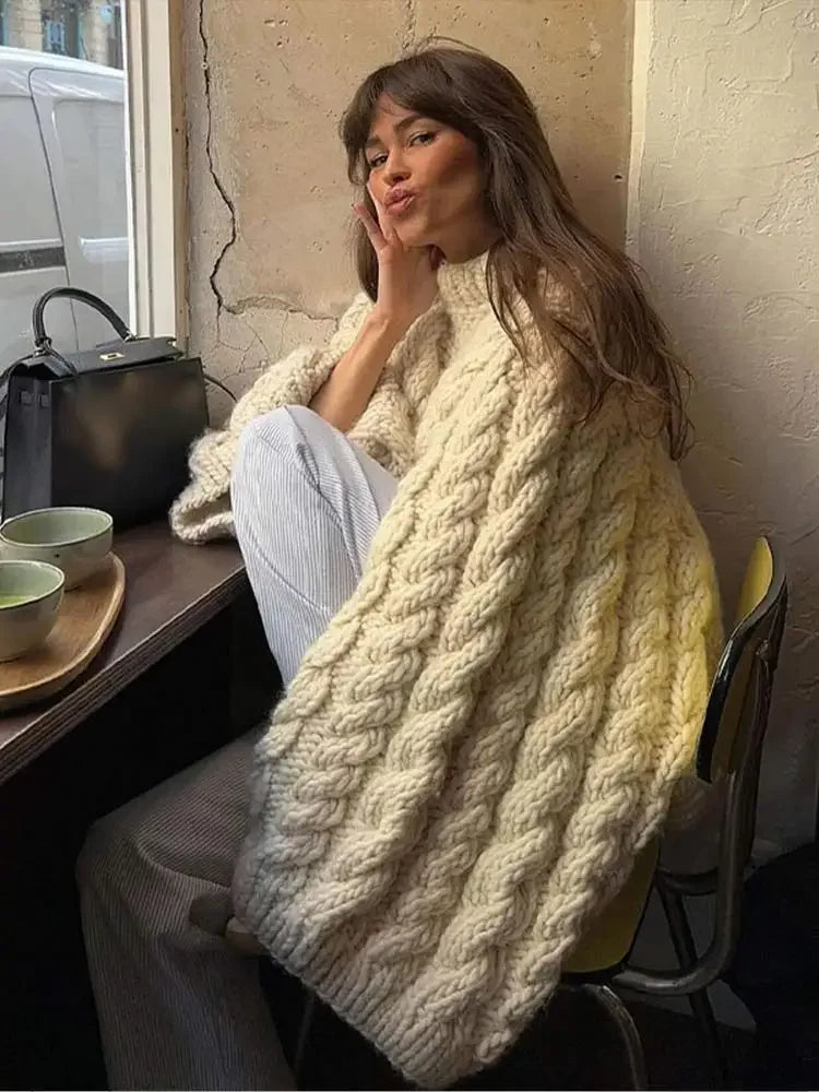 Emma Luxe Scandinavische Gebreide Trui - Comfort en Minimalistisch Design