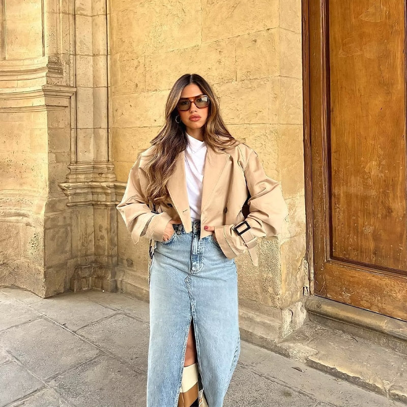 Cropped Trenchcoat Sophie