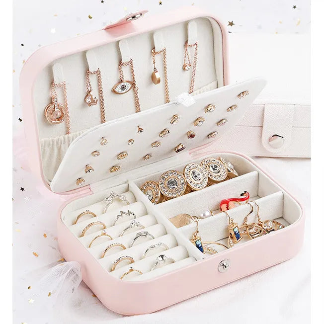 Fleur Luxe Jewelry Box | Double Layered and Handy