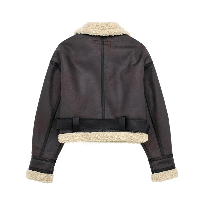 Emma Luxe Jas met Riem - Elegante en Stijlvolle Bovenkleding voor Elke Gelegenheid