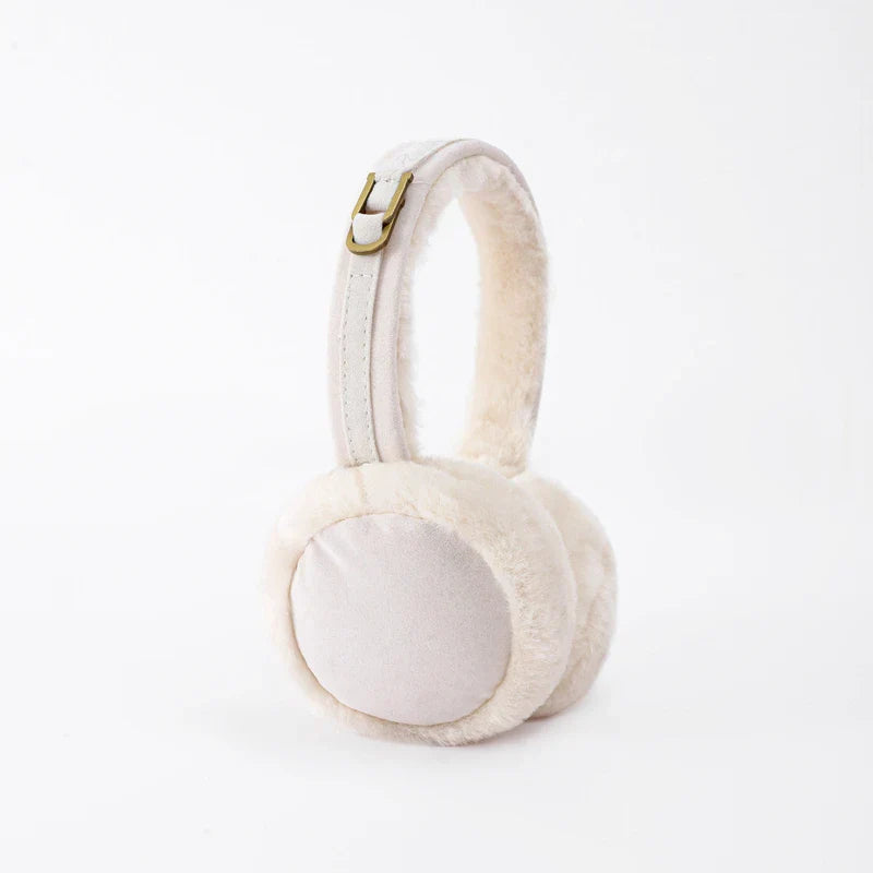 Sophie Shearling & Suede Ear Warmers