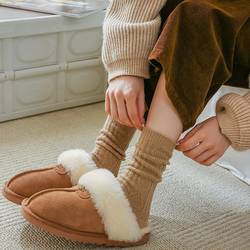 Elise Cashmere Sokken - Cozy Warme Set voor Winterdagen (3 Paar)
