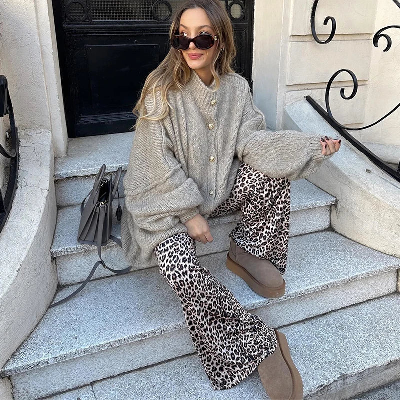Alizee Luxe Comfortabel Vest met Gouden Knopen
