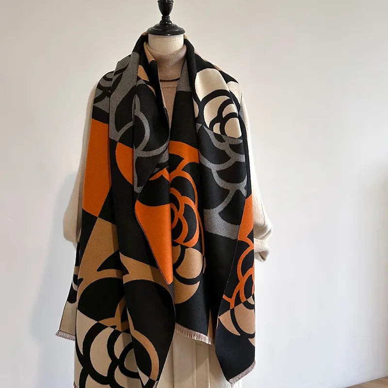 Amelie Dubbele Sjaal | Elegant en Comfortabel