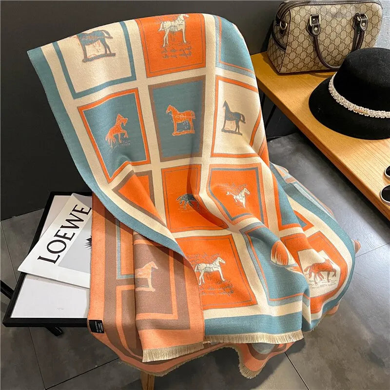 Gina Luxe Sjaal | Elegant en Warm