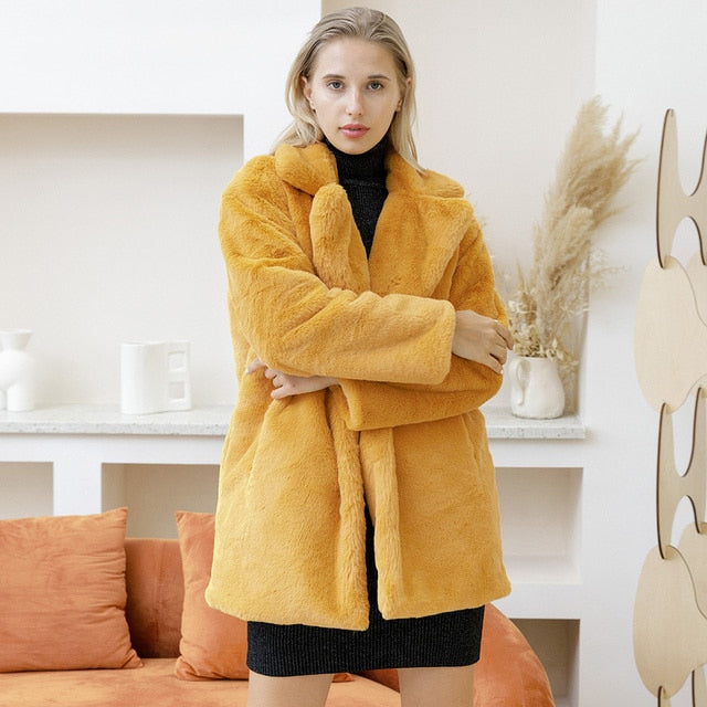 Charlotte Luxe Faux Fur Jacket | Perfect for Winter