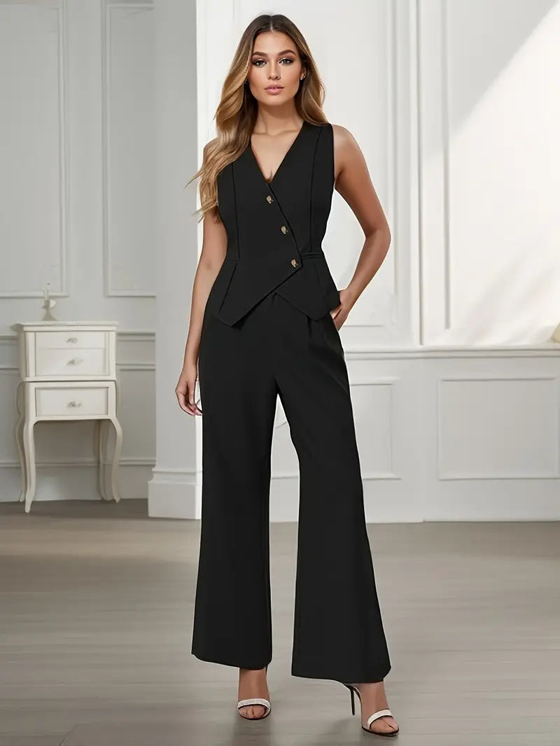 Sophie – Elegant Getailleerd Damespak met Luxe Afwerking