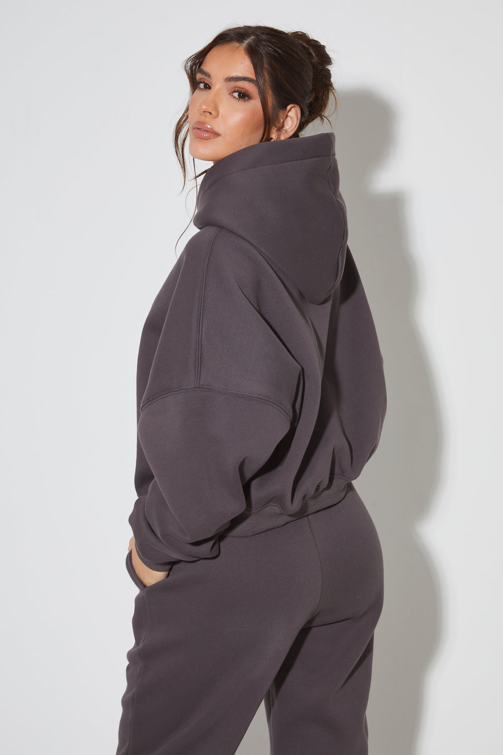 Oversized Hoodie in Antracietgrijs