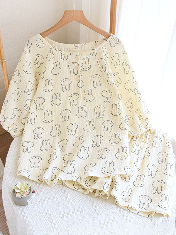 Clara Luxueuze Halve Mouw Pyjama Set