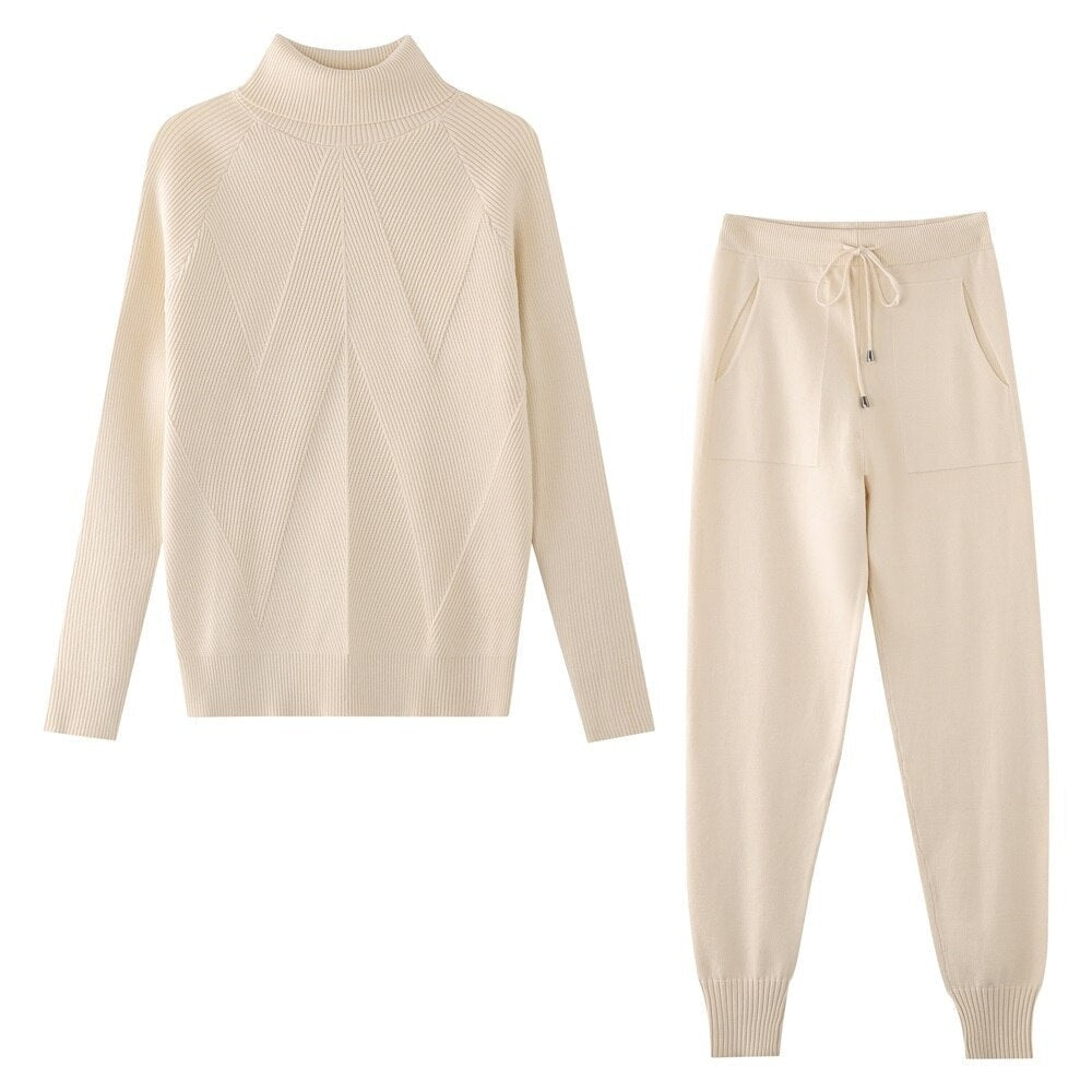 Andrea - Luxe comfortabele sweater en broekenset