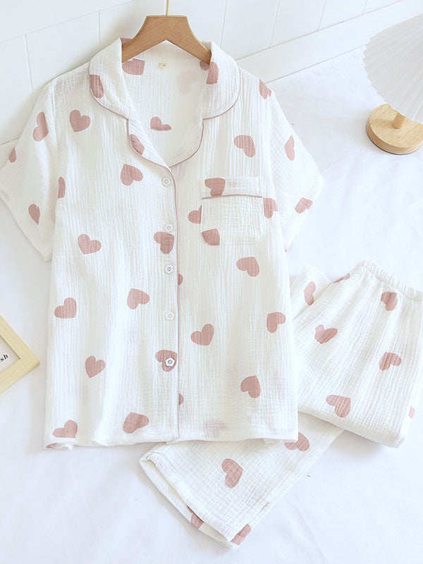 Isabelle Luxueuze Katoenen Pyjama Set