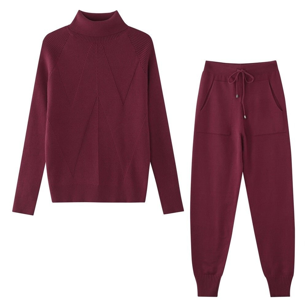 Andrea - Luxe comfortabele sweater en broekenset