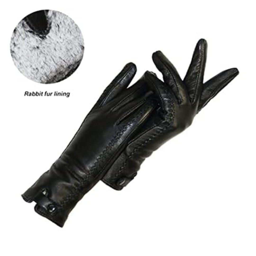 Charlotte Luxe Leather Gloves | Vintage and Comfortable