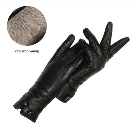 Charlotte Luxe Leather Gloves | Vintage and Comfortable