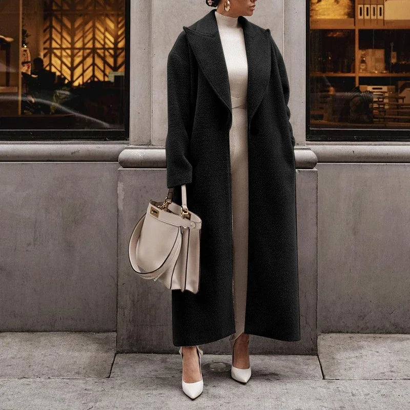 Valerie Luxe Winterjas - Elegante Lange Pasvorm