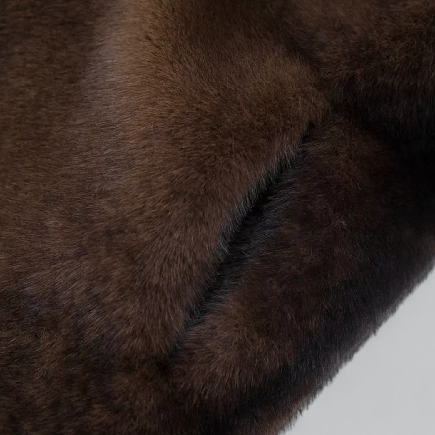 Celeste - Elegante Lange Faux Fur Trenchcoat