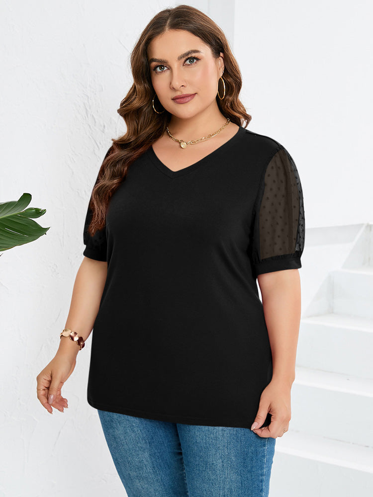 Janne – Elegante Comfortabele V-Hals Top met Buikbedekking