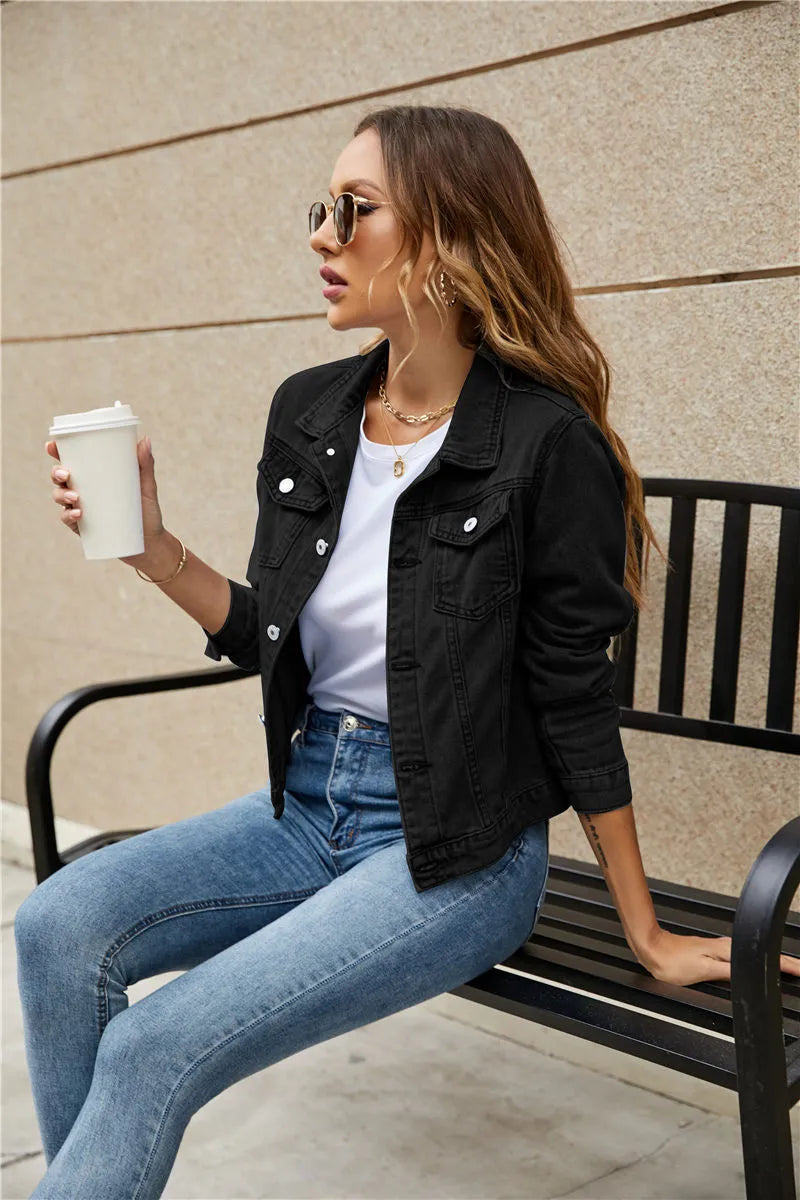 Sophia Elegante Denim Jacket