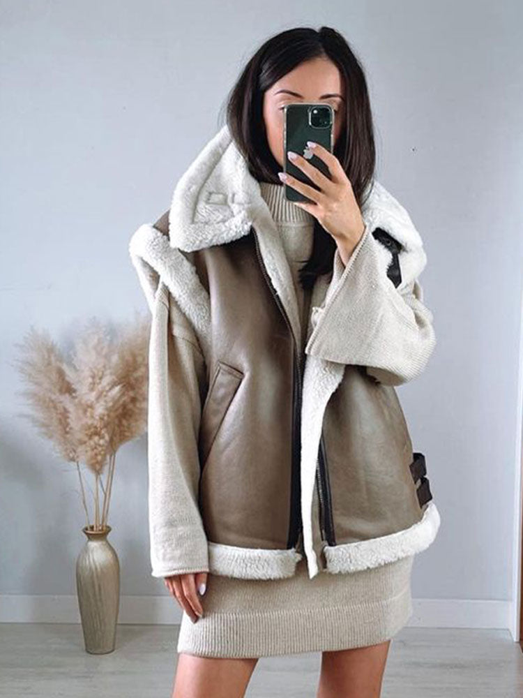 Sophie Shearling-Gilet