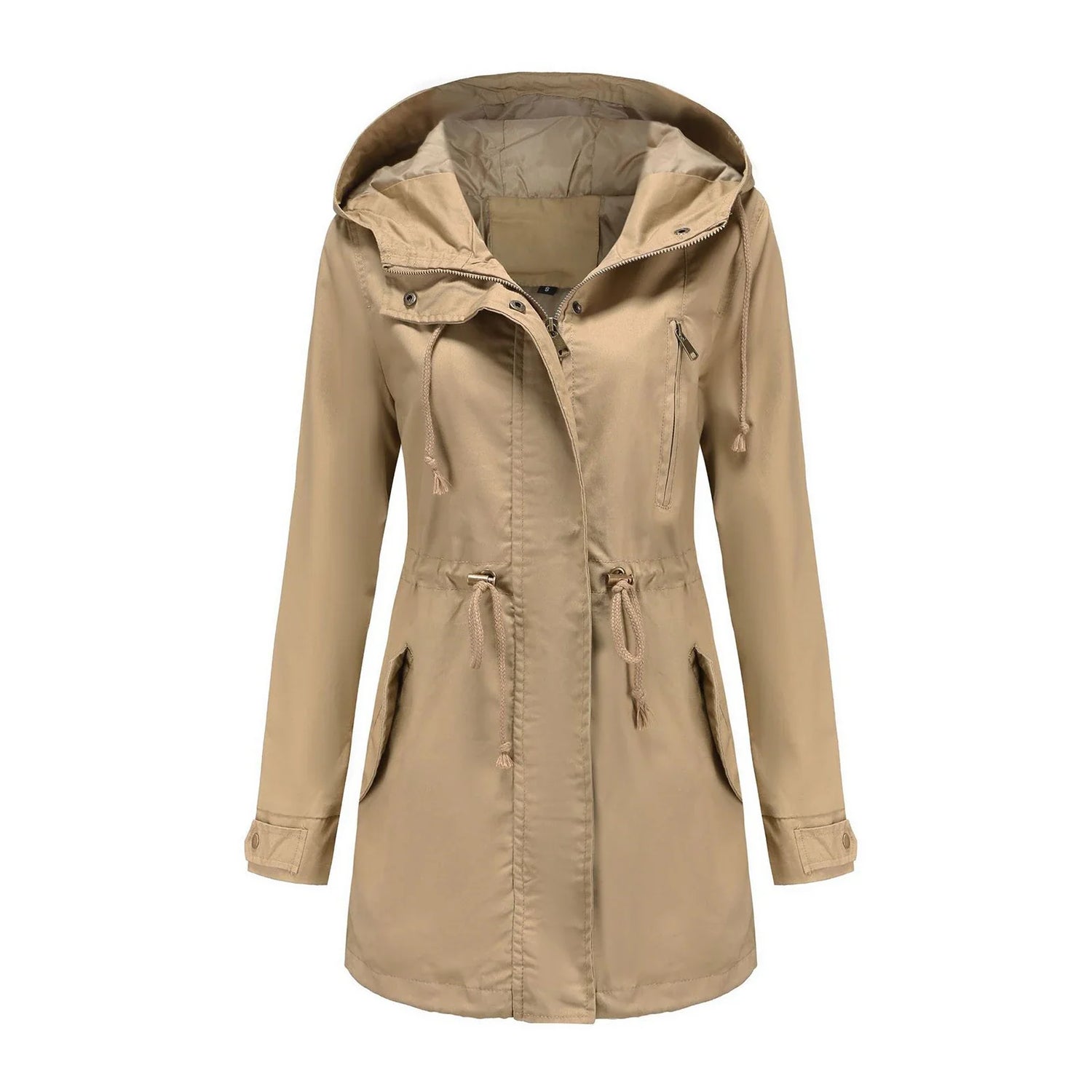 Klassieke Elegante Waterdichte Regenjas voor Dames | Perfect voor Buitenactiviteiten