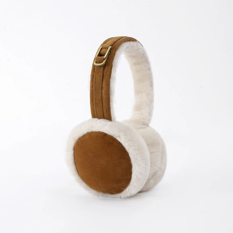 Sophie Shearling & Suede Ear Warmers