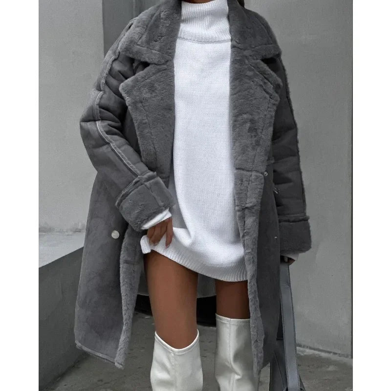 Ophelia Winterjas van Imitatiebont - Luxe en Warmte