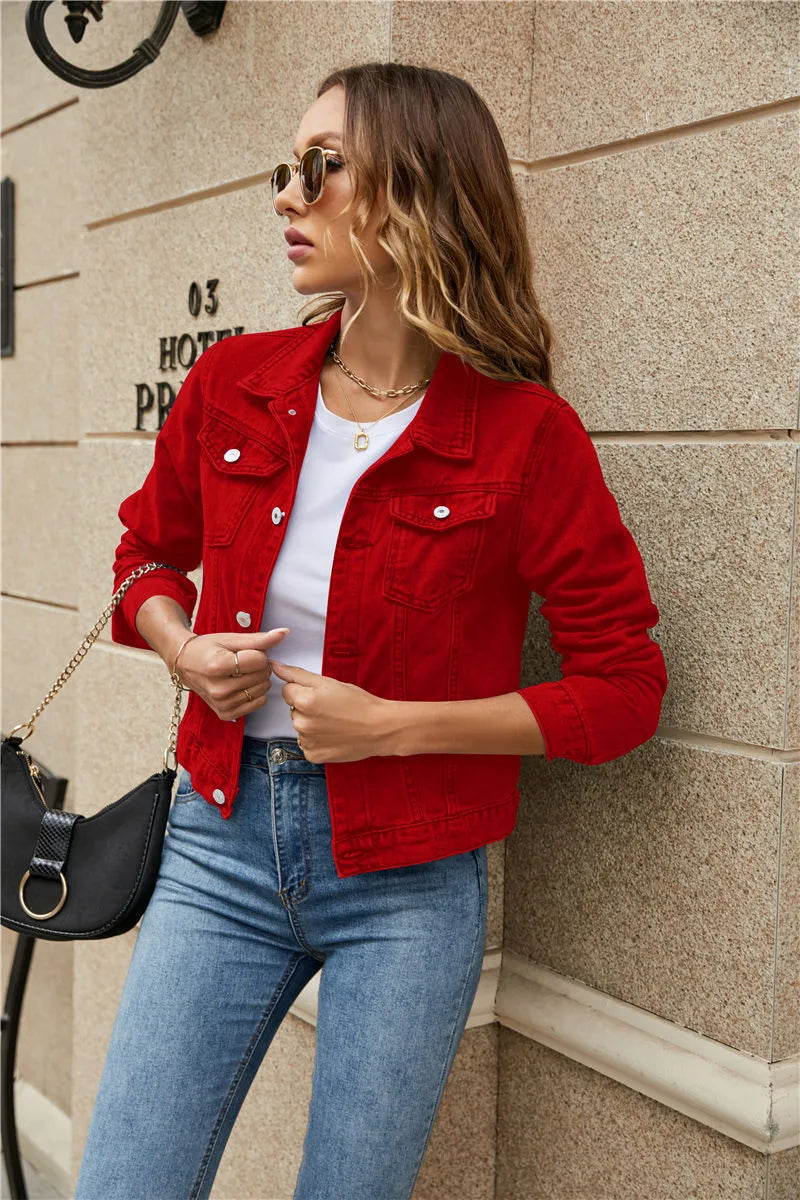 Sophia Elegante Denim Jacket