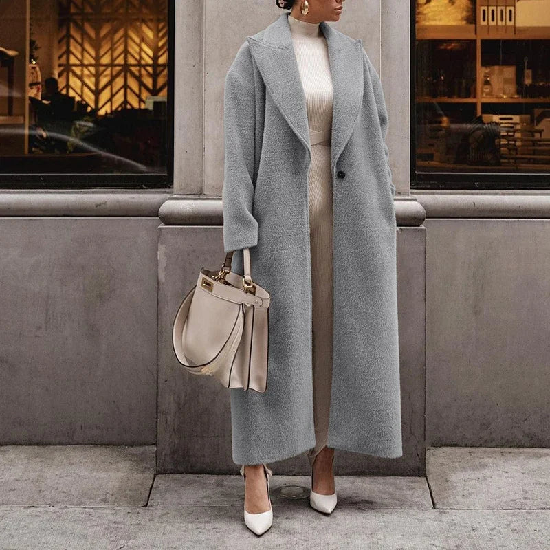 Valerie Luxe Winterjas - Elegante Lange Pasvorm