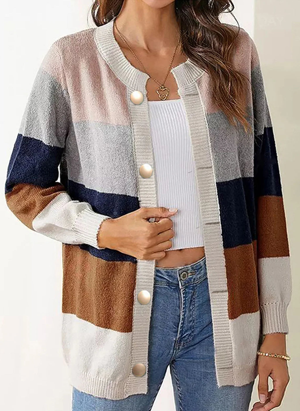 Bernice | Comfortabele en Luchtige Button-Up Sweater