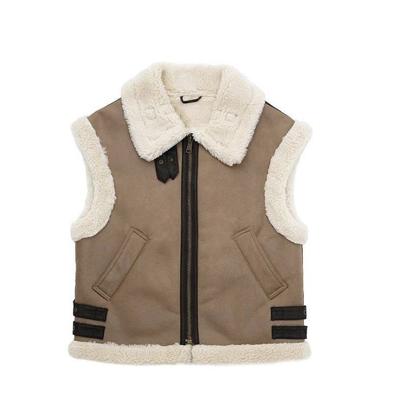 Sophie Shearling-Gilet