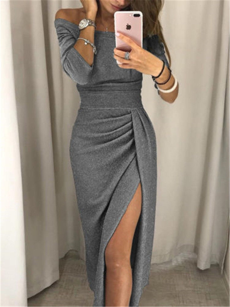 Patsy Luxe Glanzende Gala Jurk
