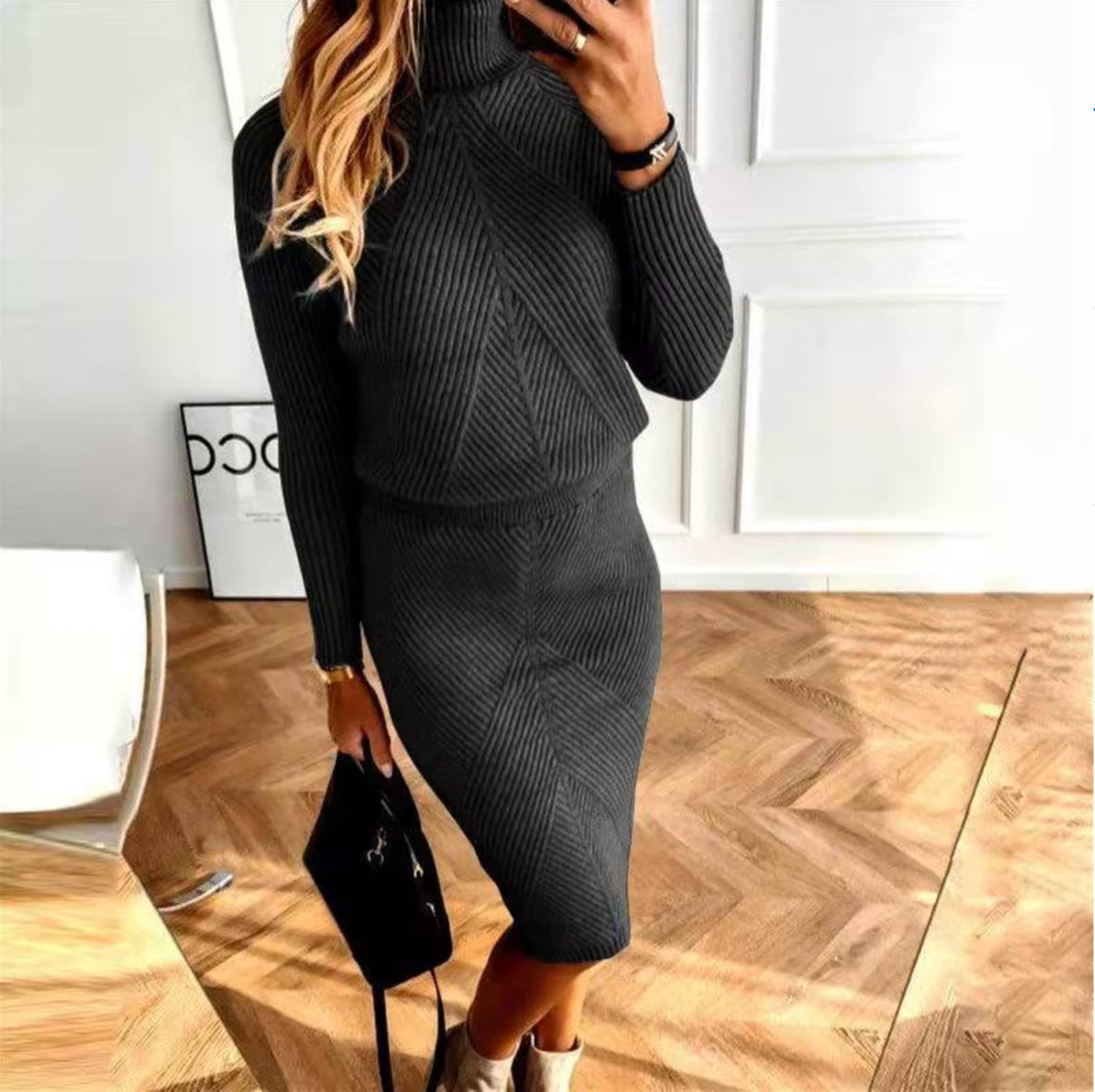 Valérie – Elegant Knitted Dress