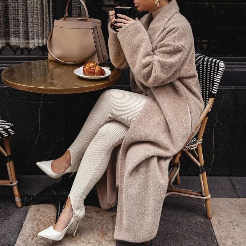 Valerie Luxe Winterjas - Elegante Lange Pasvorm