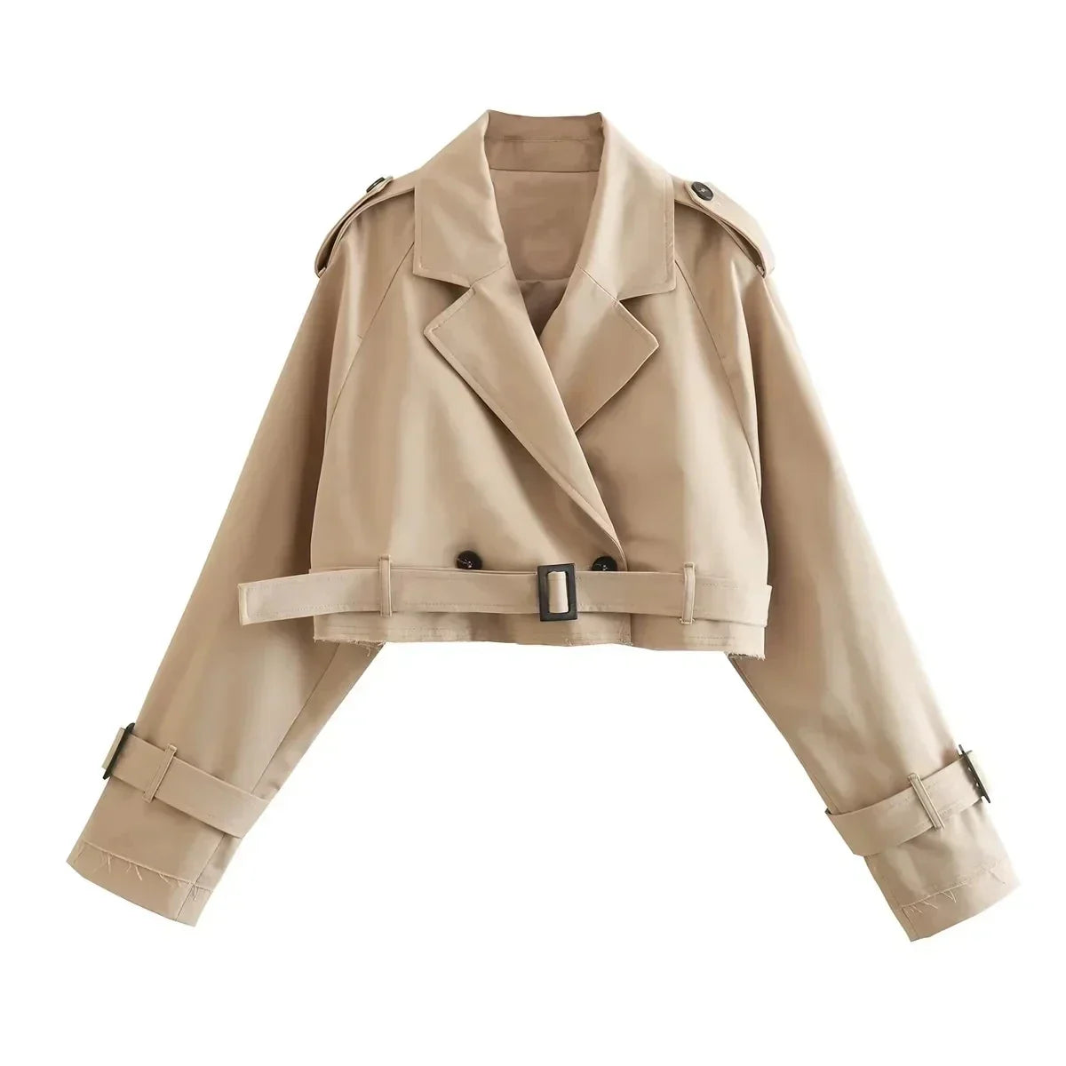 Sophie Cropped Trenchcoat