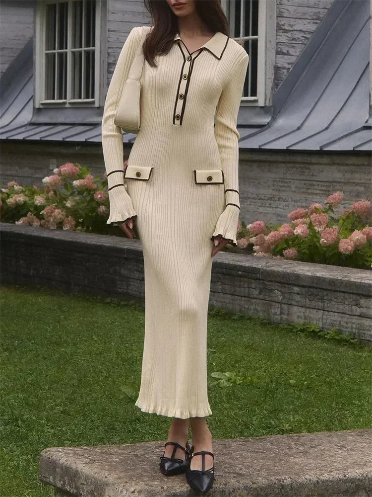 Camille Vintage Jurk met Ruches